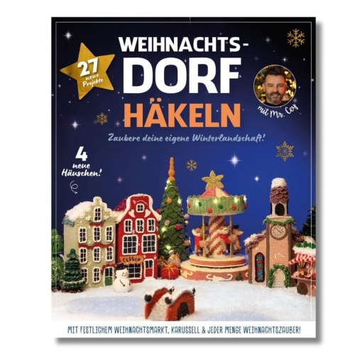 Artikelbild des Artikels “Lang Yarns Weihnachtsdorf häkeln “