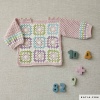 Artikelbild 2 des Artikels “Baby-Häkelpullover in Grannies aus Katia United Socks & More “