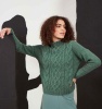 Artikelbild 3 des Artikels “Pullover mit Zopfmuster aus Malou Light 887.0046 - Lila | S (300g)“