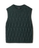 Artikelbild 3 des Artikels “Slipover Im Struktur-Rippenmuster aus Cool Merino 01 - Dunkelrot | 36/38 (300g)“