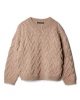 Artikelbild 3 des Artikels “Pullover Im Zopfmuster aus Cool Merino Big 239 - Saphirbau | 48 (700g)“