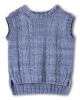 Artikelbild 3 des Artikels “Pullunder Mit Zopfmuster aus Cool Wool Vintage “