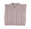 Artikelbild 3 des Artikels “Pullunder Mit Zopfmuster aus Cool Wool Big 1004 - Moosgrün | 86/92 (150g)“