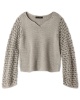 Artikelbild 3 des Artikels “Pullover Mit Lochmusterärmel aus Cotton Silk “