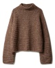 Artikelbild 3 des Artikels “Quergestrickter Rippenpullover aus Natural Alpaca Pelo 16 - Lachs meliert | 36/38 (450g)“