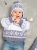 Artikelbild 3 des Artikels “Mütze mit Norwegermuster aus Pro Lana Baby Micro “