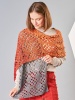 Artikelbild 3 des Artikels “Stola Orange trifft Grau aus Woolly Hugs Bobbel Cotton “