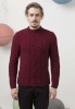 Artikelbild 4 des Artikels “Herrenpullover mit Zopfmuster (III) aus Merino 120 “