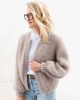 Artikelbild 4 des Artikels “Genéve Jacket (by sinchens) aus Silkhair 113 - Bordeaux | XL/XXL (600g)“
