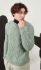 Artikelbild 5 des Artikels “Herrenpullover mit Zopfmuster aus Merino 120 “
