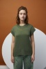 Artikelbild 5 des Artikels “Kurzarmpullover Top Down Saya aus Noёlle 1134.0098 - Olive | L (175g)“