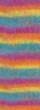 151 - Petrol/Rauchblau/Fuchsia/Orange/Gelb