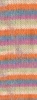 154 - Dunkelgrau/Graublau/Fuchsia/Lichtgrün/ Creme/Orange