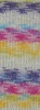3042 - Hellgrau/Blauviolett/Türkis/Fuchsia/Safrangelb/Pistazie