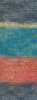 438 - Hellrot/Türkisblau/Blauviolett/Grün/Grau