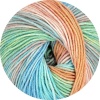336 - apricot/blau/grün