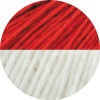 4 - Weiß/Kirschrot