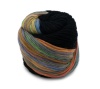19 - schwarz/orange/pfirsich/beige