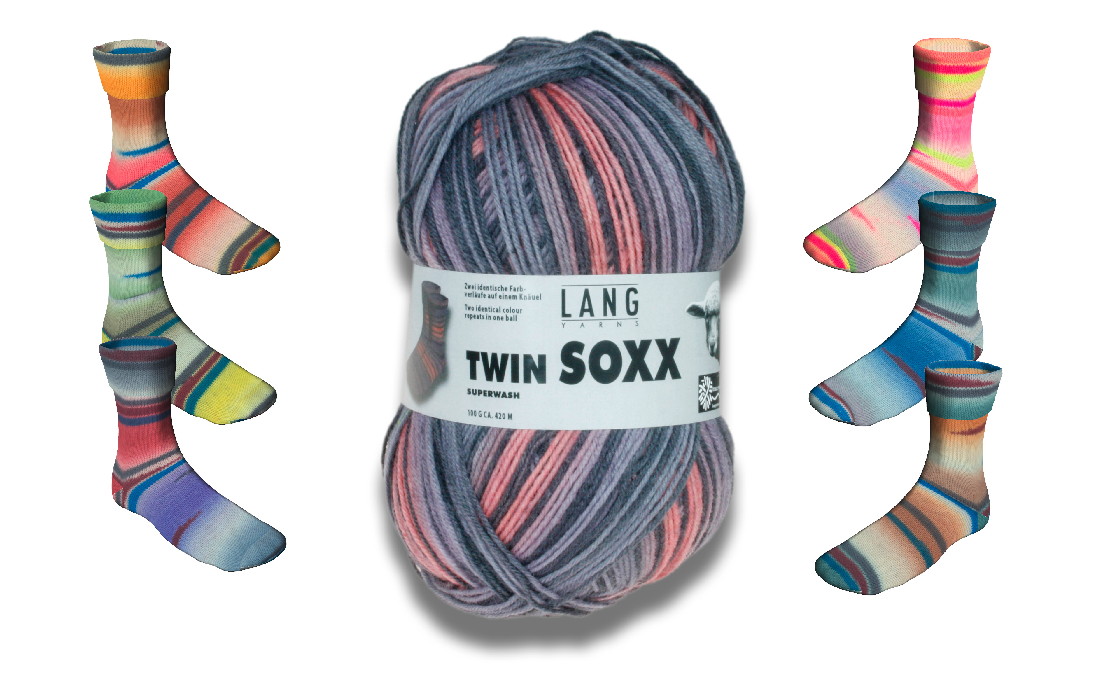 Artikelbild 1 des Artikels “Twin Soxx 100g 4-fädig 1101 Style of Africa “
