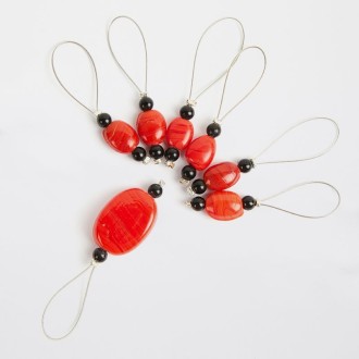 Artikelbild 1 des Artikels “Knit Pro Zooni Maschenmarkierer Tangerine “
