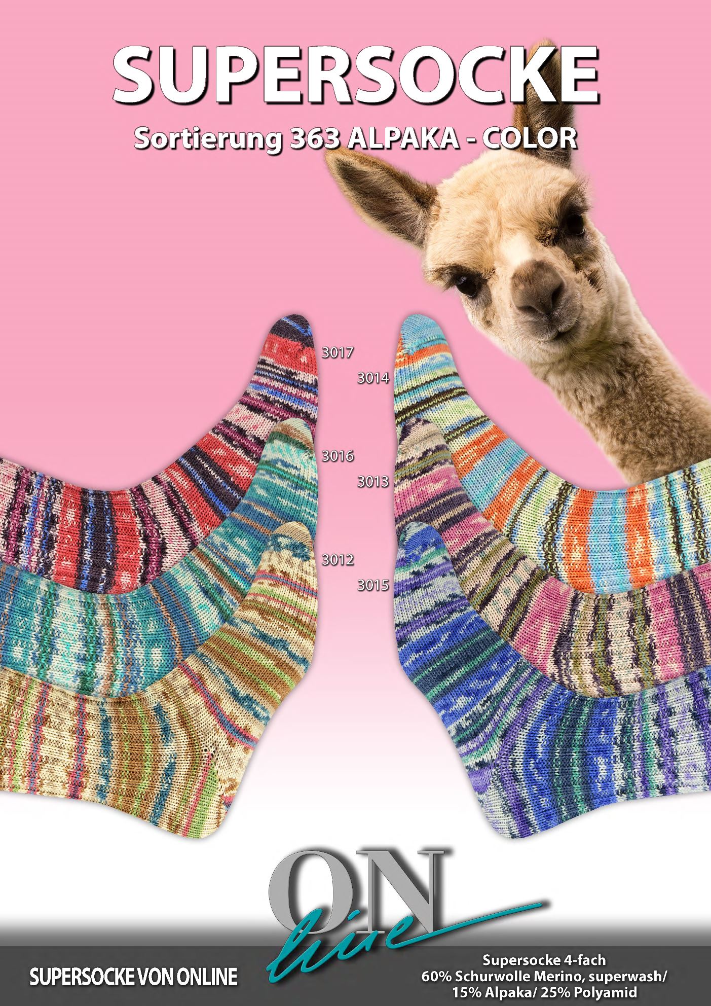 Artikelbild 1 des Artikels “ONline Supersocke Sort. 363 Alpaka-Color “