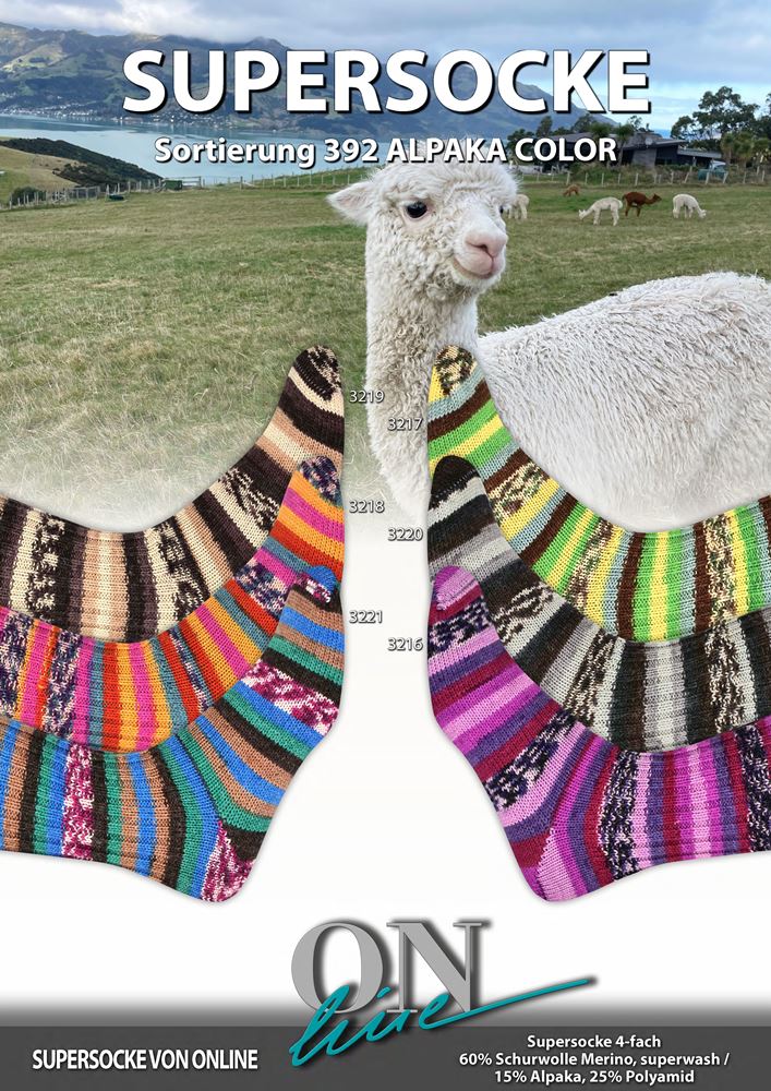 Artikelbild 1 des Artikels “ONline Supersocke Sort. 392 Alpaka-Color “