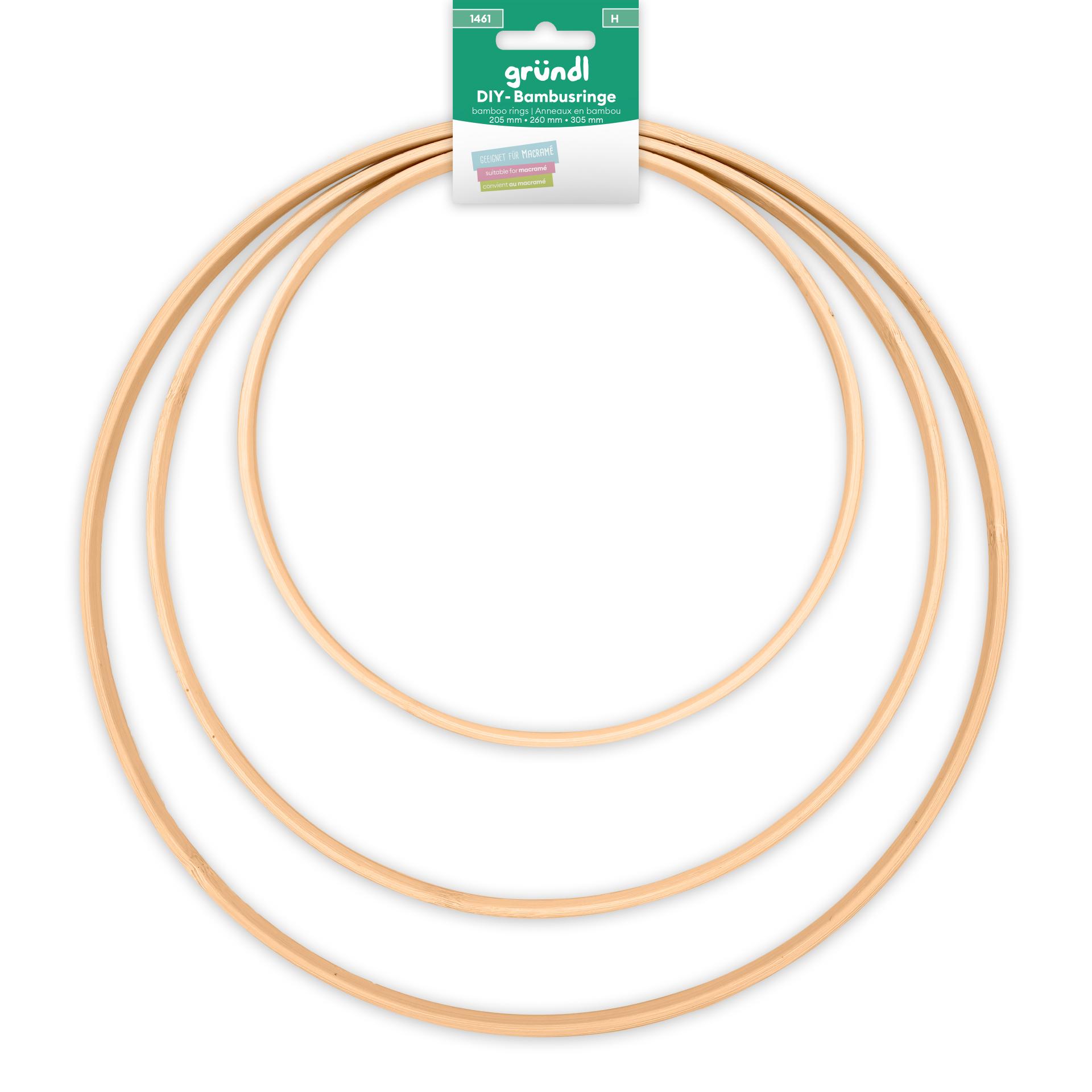 Artikelbild 1 des Artikels “Gründl DIY Bambus Ringe 3 Stück “