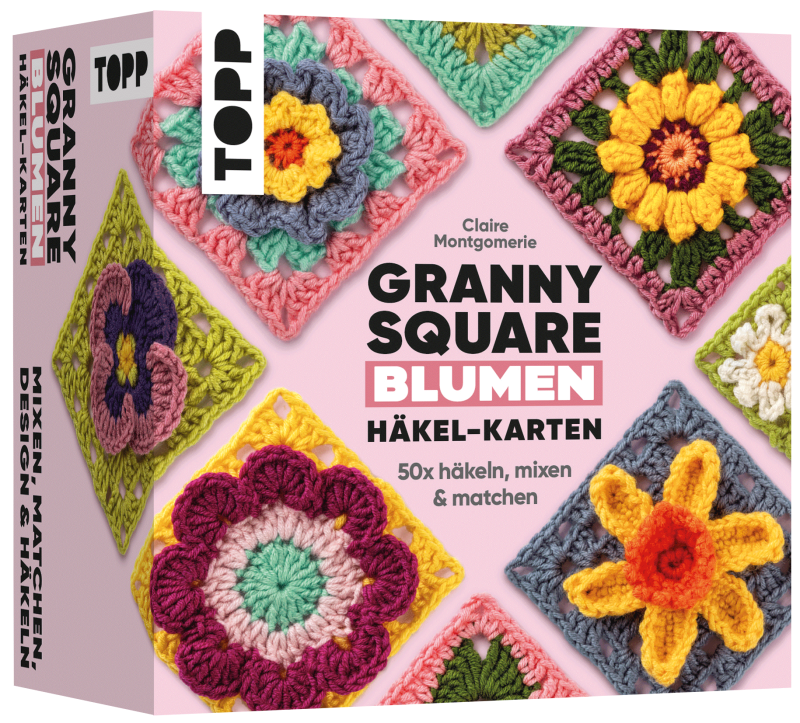 Artikelbild 1 des Artikels “TOPP Granny Square Blumen Häkel-Karten “