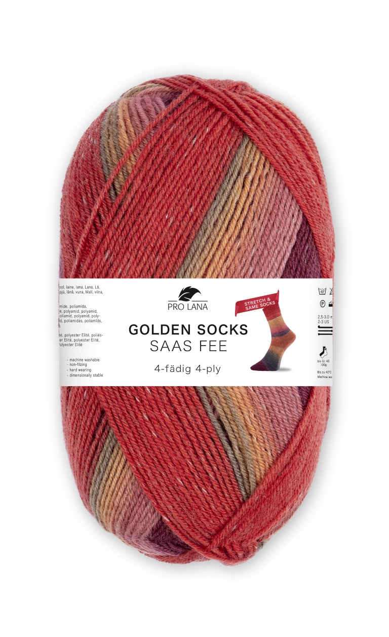 Artikelbild 1 des Artikels “Pro Lana Golden Socks Saas Fee Strech 4-fach “