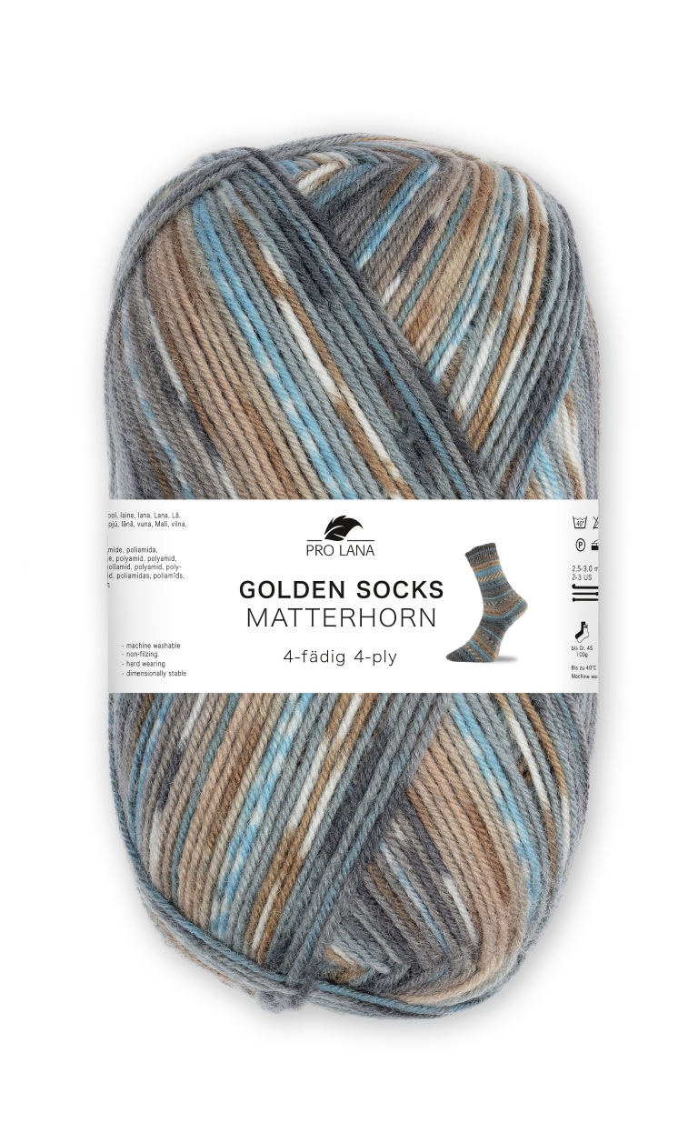Artikelbild 1 des Artikels “Pro Lana Golden Socks 4-fach Matterhorn “