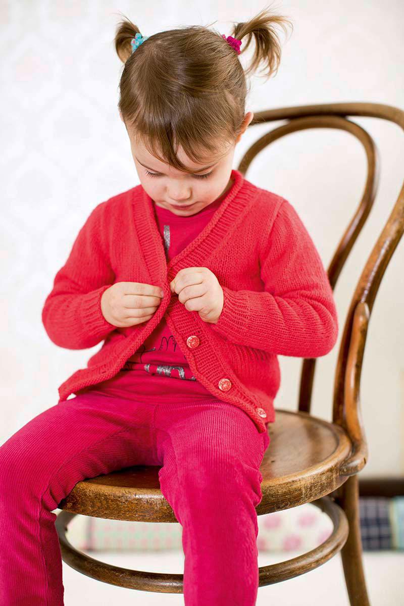 Artikelbild 1 des Artikels “Cardigan  aus Cashmere Premium 78.0110 - dunkelblau | 68-74, 80-86 (100g)“