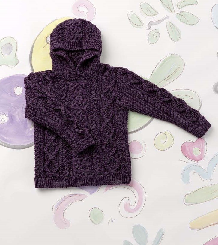Artikelbild 1 des Artikels “Pullover mit Kapuze aus Merino 120 “