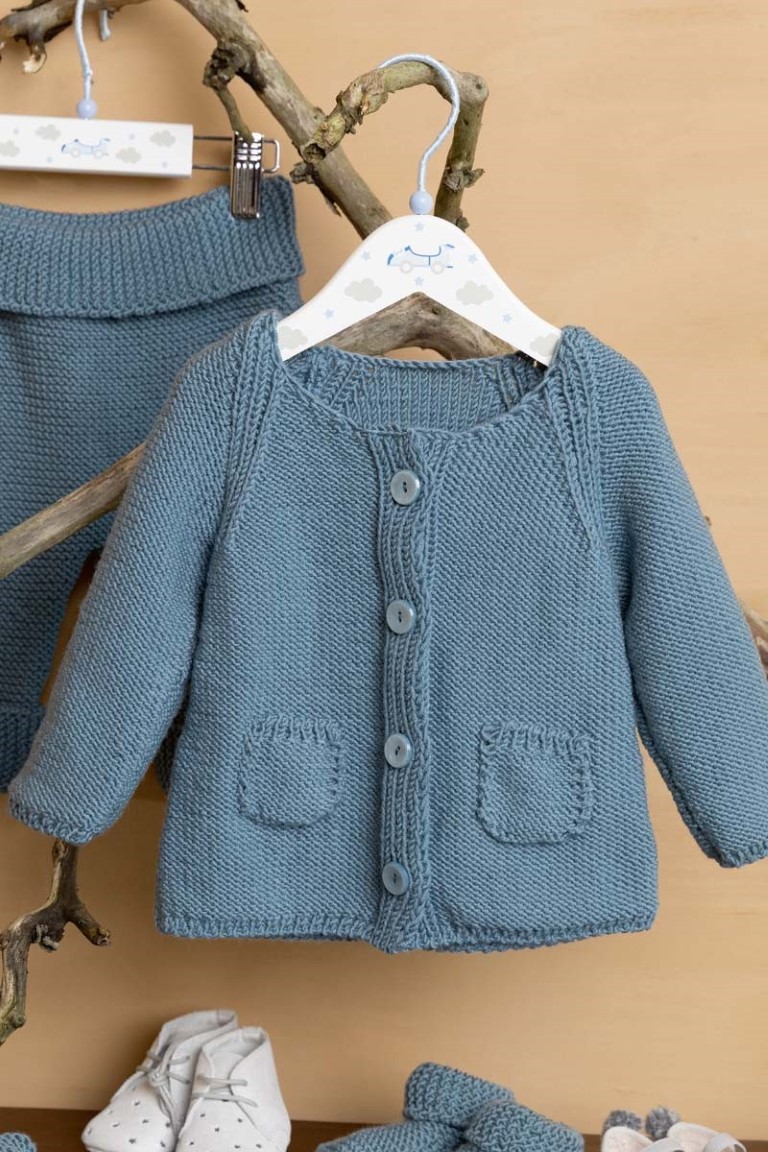 Artikelbild 1 des Artikels “Babyjacke aus Merino 120 “