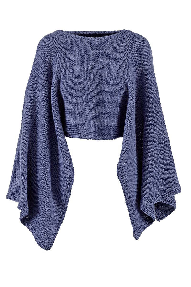 Artikelbild 1 des Artikels “Poncho Out-Of-The-Blue aus WOOLADDICTS Glory “