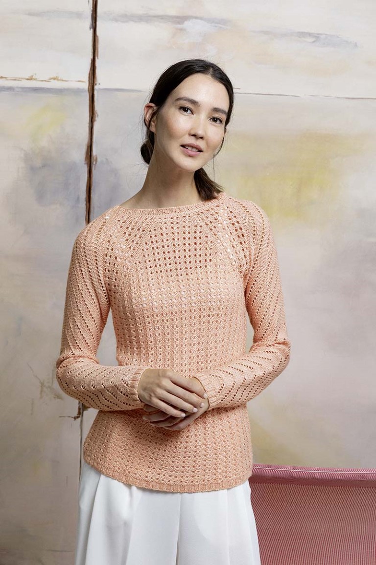 Artikelbild 1 des Artikels “Pullover im Lochmuster aus Liza “