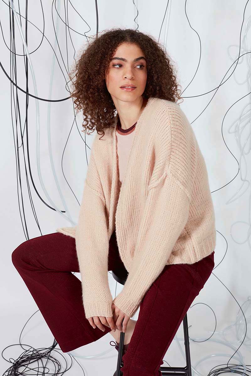 Artikelbild 1 des Artikels “Cardigan  aus Cashmere Light 950.0014 - Gelb | S-M (275g)“