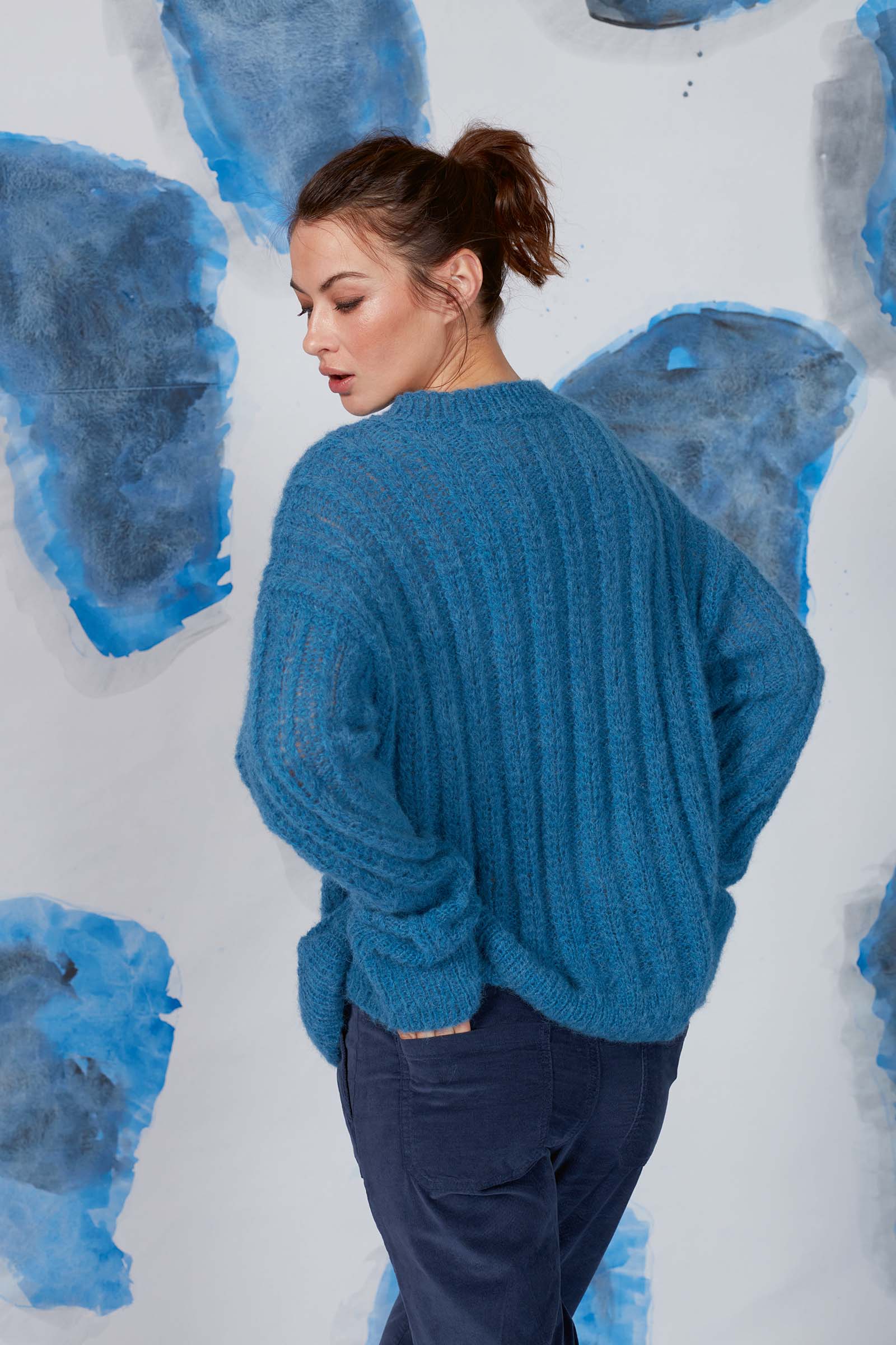 Artikelbild 1 des Artikels “Pullover  aus Suri Alpaca 1082.0013 - dunkelgelb | S-M (250g)“
