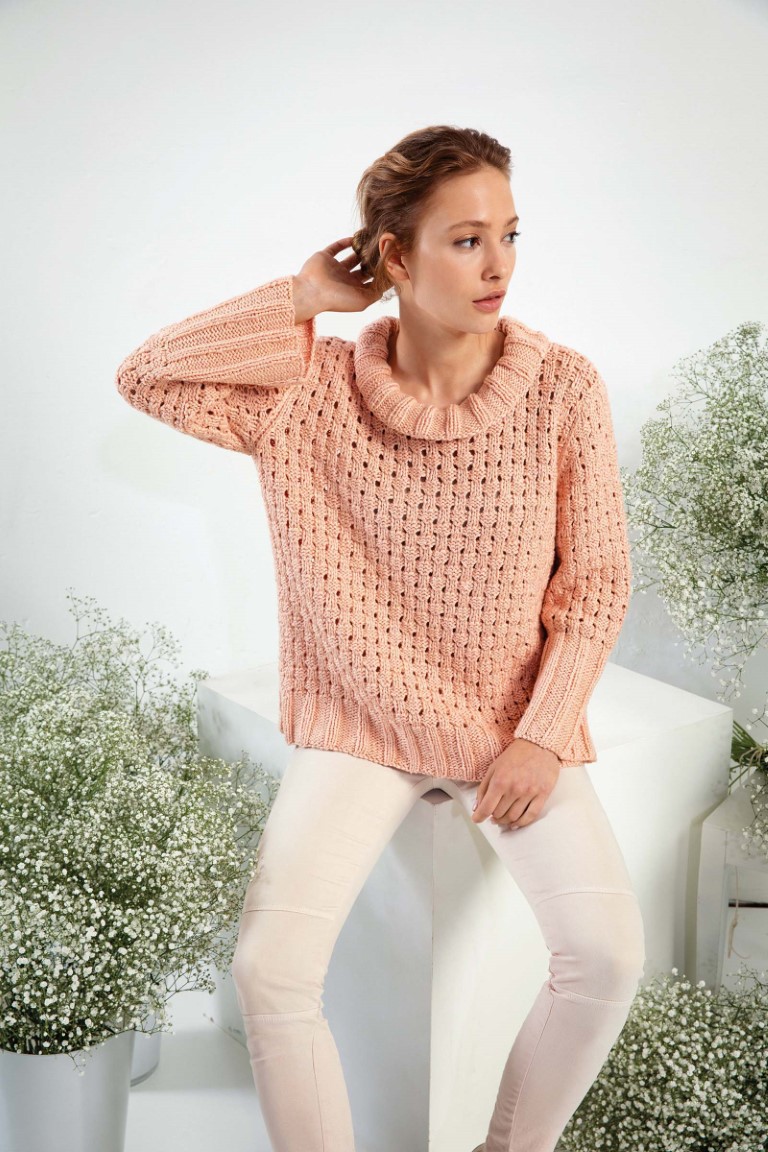 Artikelbild 1 des Artikels “Pullover mit Flechtmuster aus Amira “