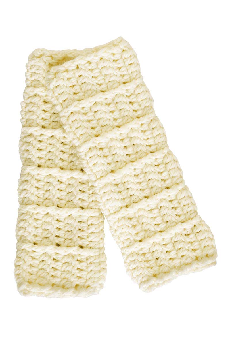 Artikelbild 1 des Artikels “Wrist warmers Rise Up aus WOOLADDICTS Glory “