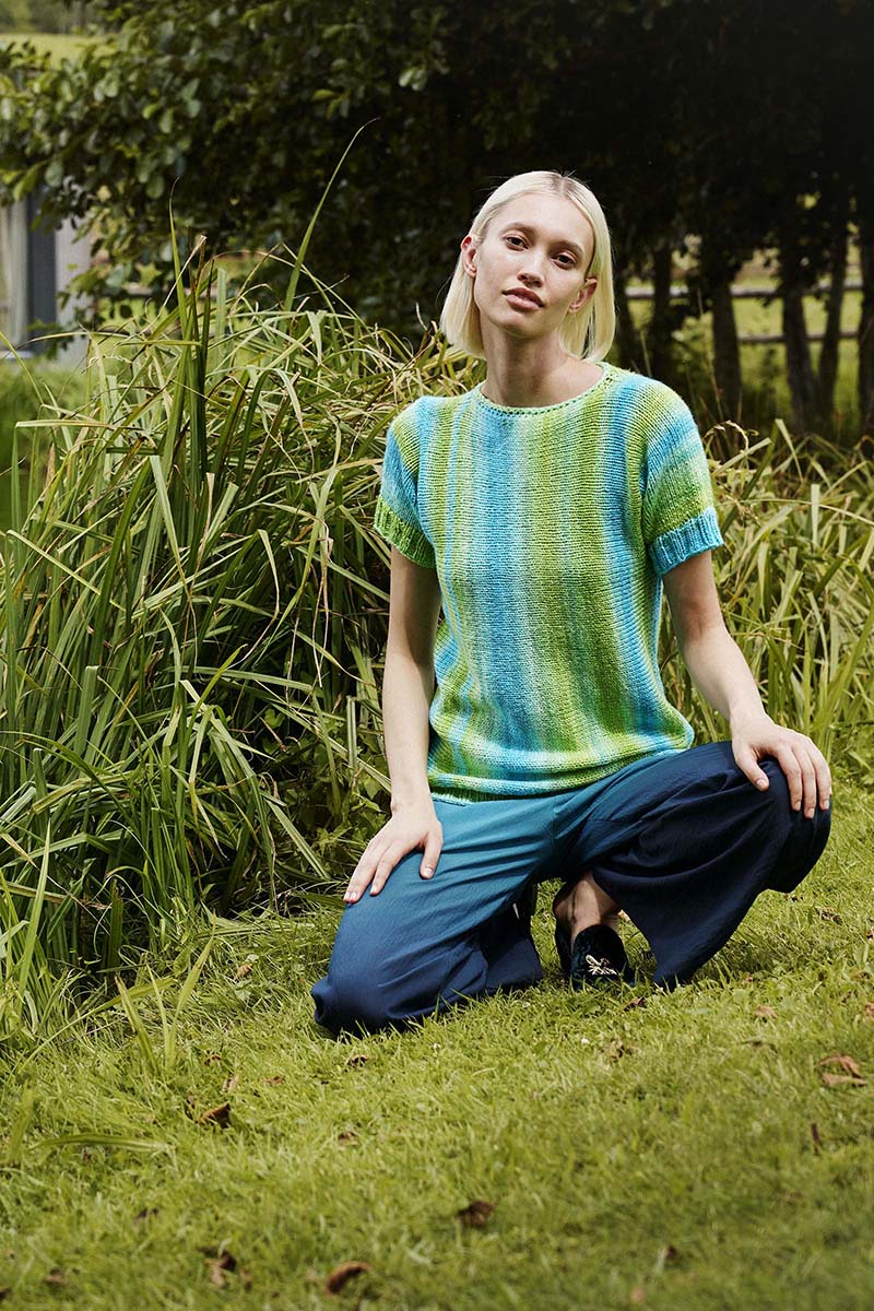 Artikelbild 1 des Artikels “Kurzarmpullover Nature Walk aus WOOLADDICTS Glow “