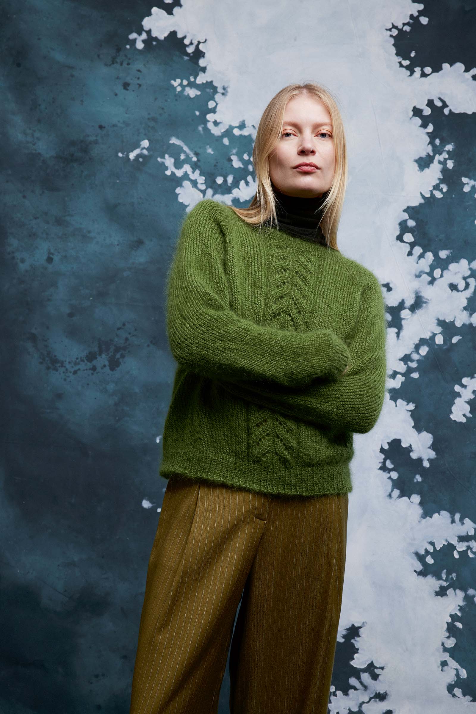 Artikelbild 1 des Artikels “Pullover Top Down Temperance aus Mohair Luxe “