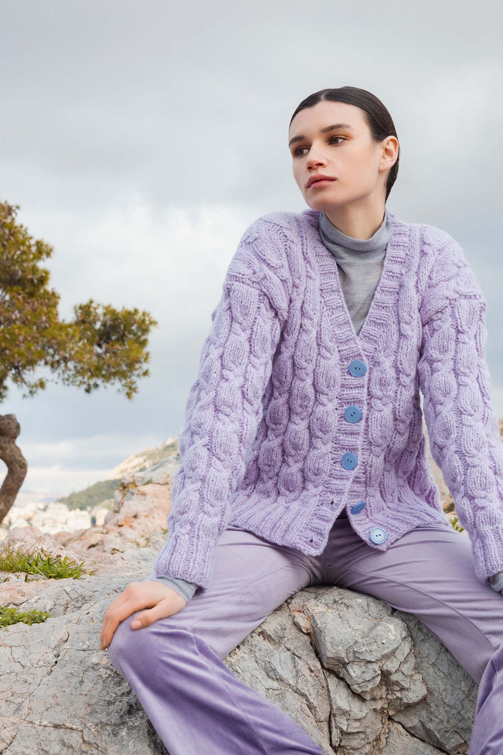 Artikelbild 1 des Artikels “Jacke Gathering Storm aus WOOLADDICTS Promise 1162.0146 - mauve | L-XL (600g)“