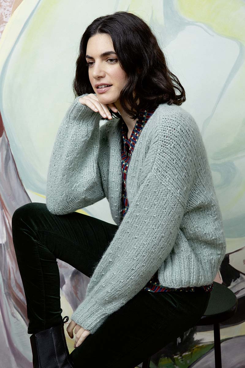 Artikelbild 1 des Artikels “Jacke aus Malou Light 887.0046 - Lila | XL (550g)“