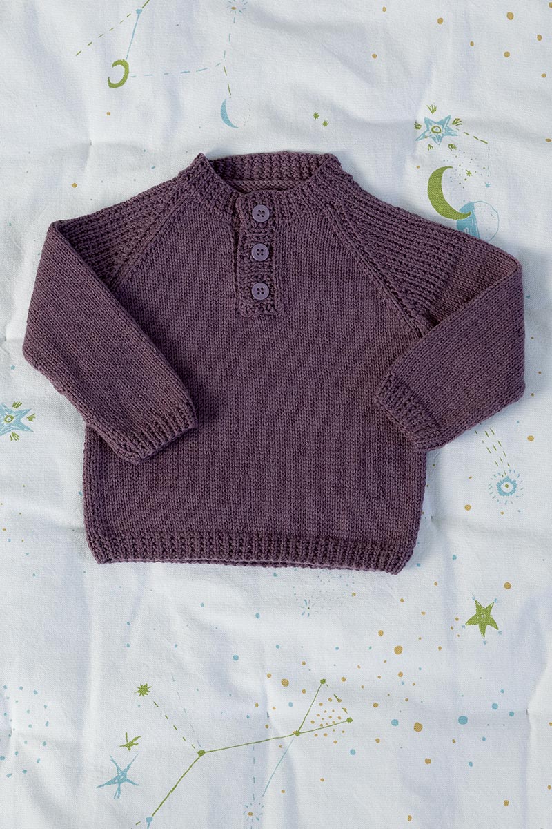 Artikelbild 1 des Artikels “Pullover aus Merino 200 Bebé 71.0390 - violett | 62-68 (100g)“