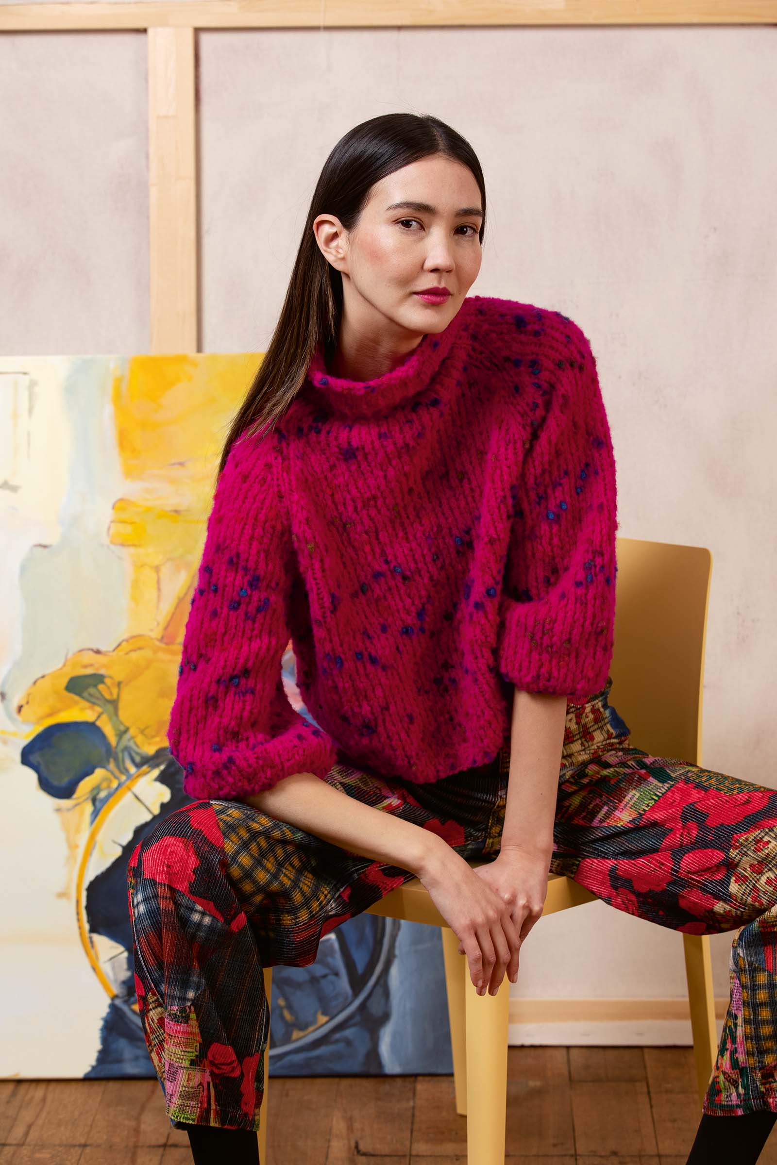 Artikelbild 1 des Artikels “Raglanpullover Anouk aus Phoenix Tweed “