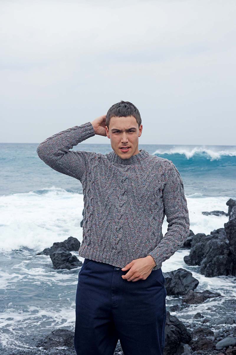 Artikelbild 1 des Artikels “Pullover Unisex Valentin aus Donegal Tweed “