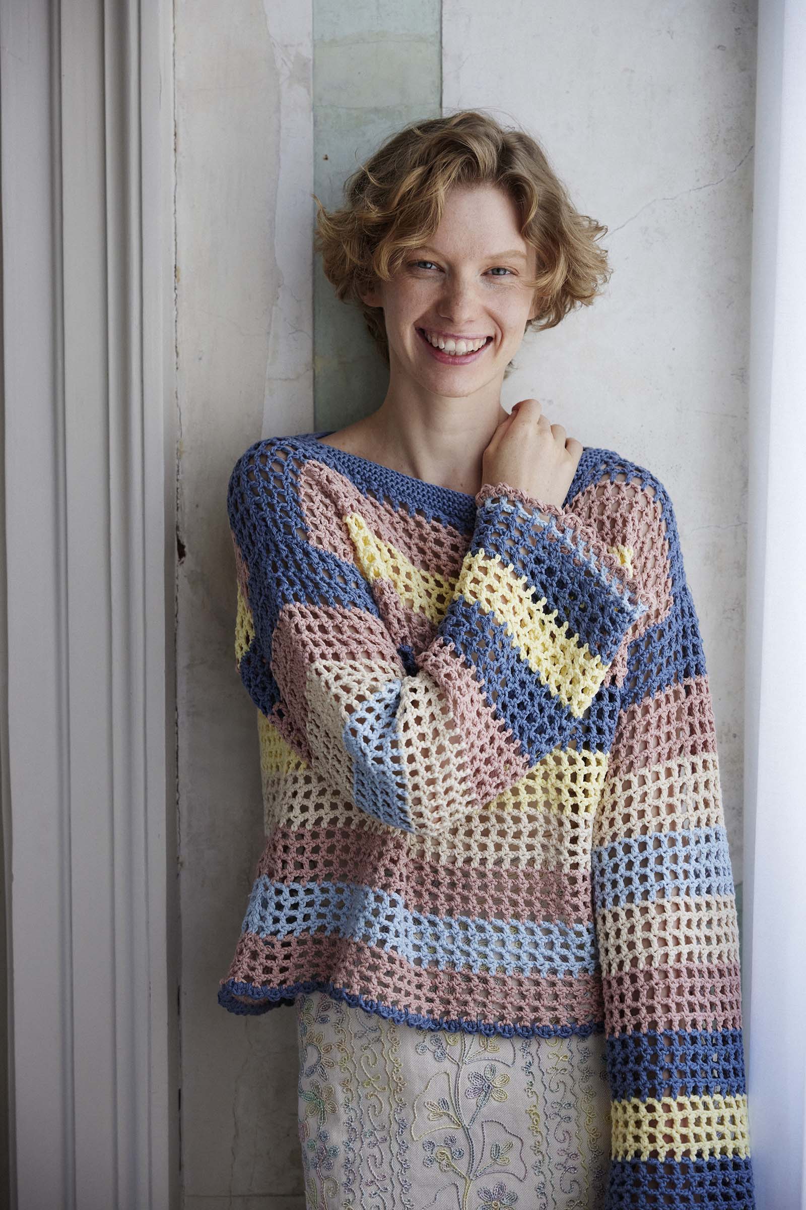 Artikelbild 1 des Artikels “Pullover Gehäkelt Betty aus Baby Cotton “