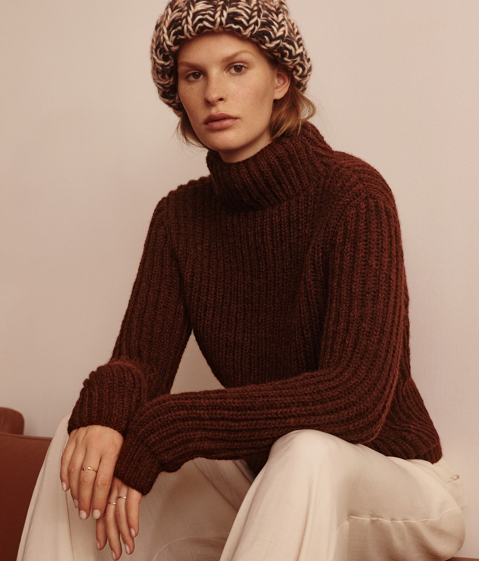 Artikelbild 1 des Artikels “Rollkragenpullover aus Alta Moda Alpaca “