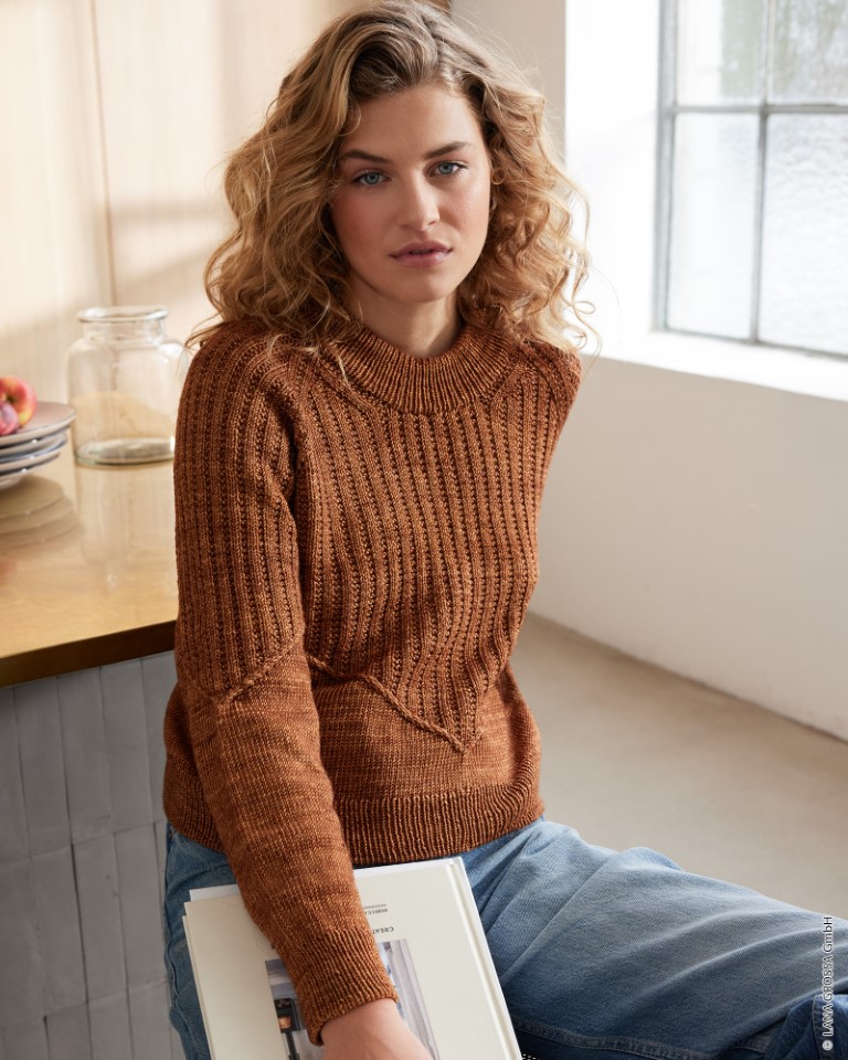 Artikelbild 1 des Artikels “Cosmo Sweater aus Cool Wool Big Vintage 7162 - Senf | 48 - 52 (600g)“