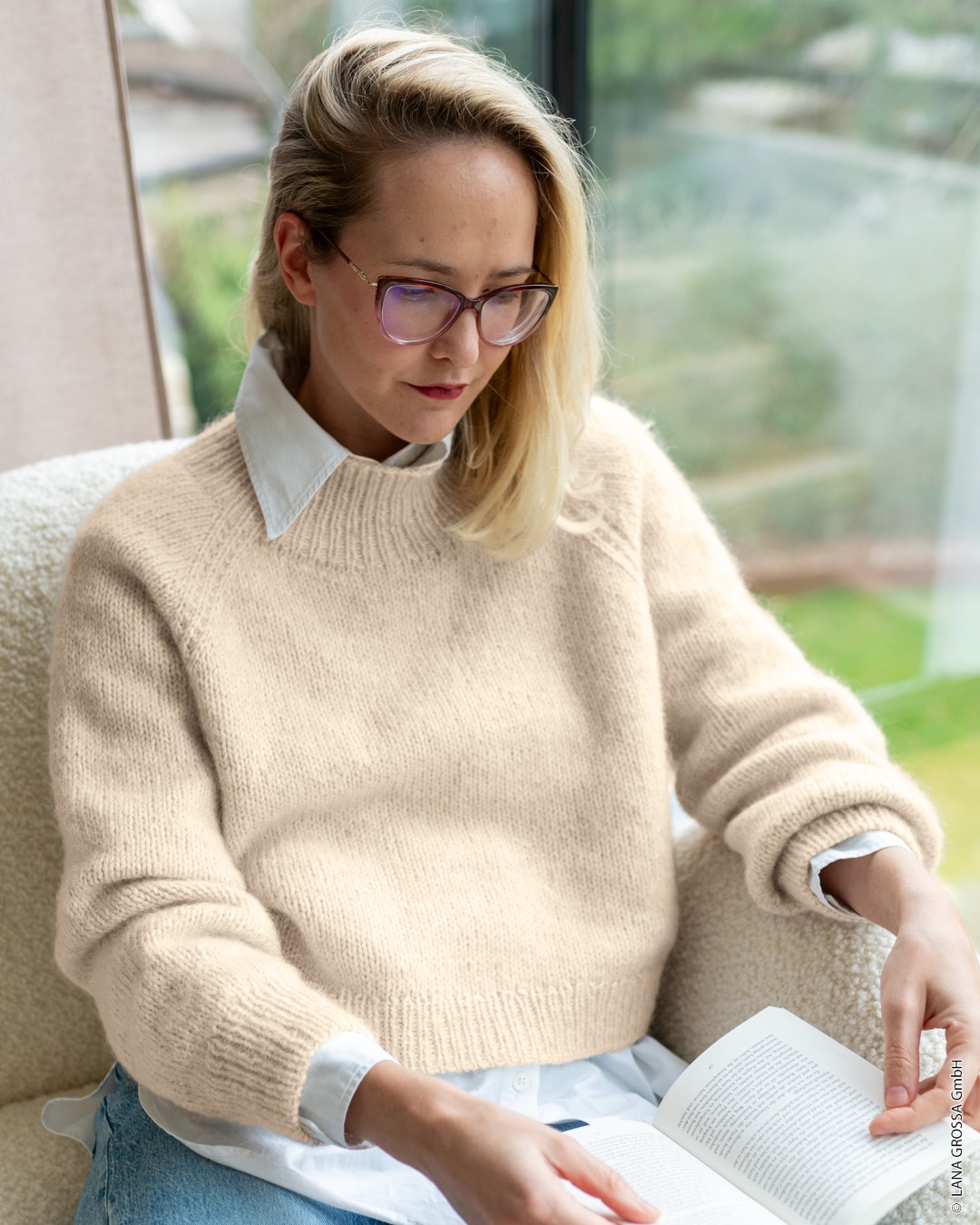 Artikelbild 1 des Artikels “Wendingersweater Light aus Natural Alpaca Pelo & Silkhair “